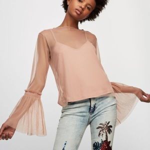 Madison & Berkeley tulle top